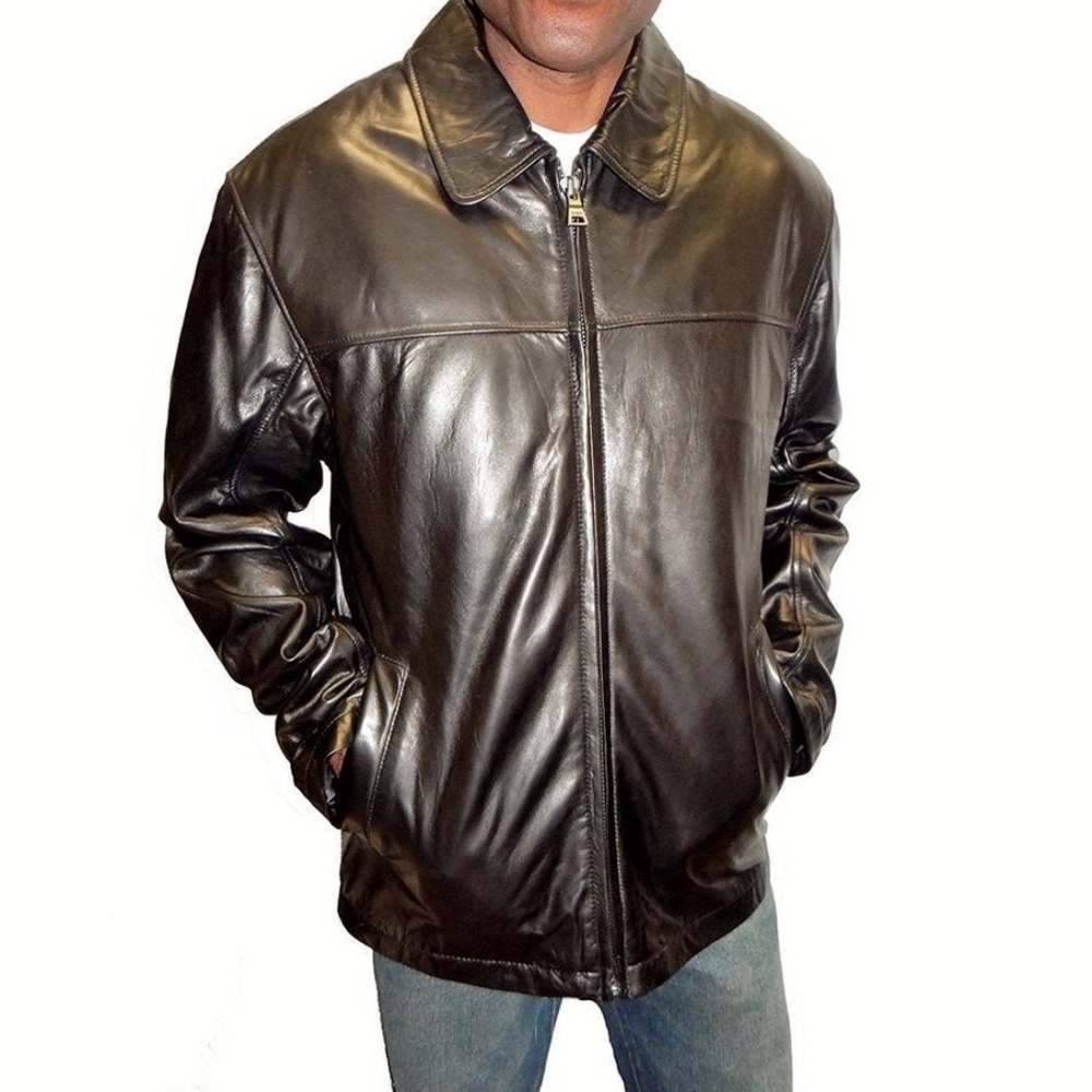 Knoles and Carter Brown Lambskin Leather Jacket